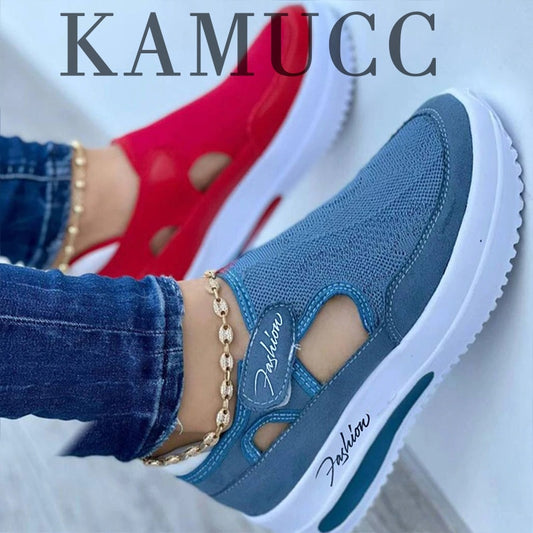Womens Sneakers Casual Shoes Ladies Running Shoes Female Platform Shoes Mesh Breathable Comfort Women Sport Shoes Tennis